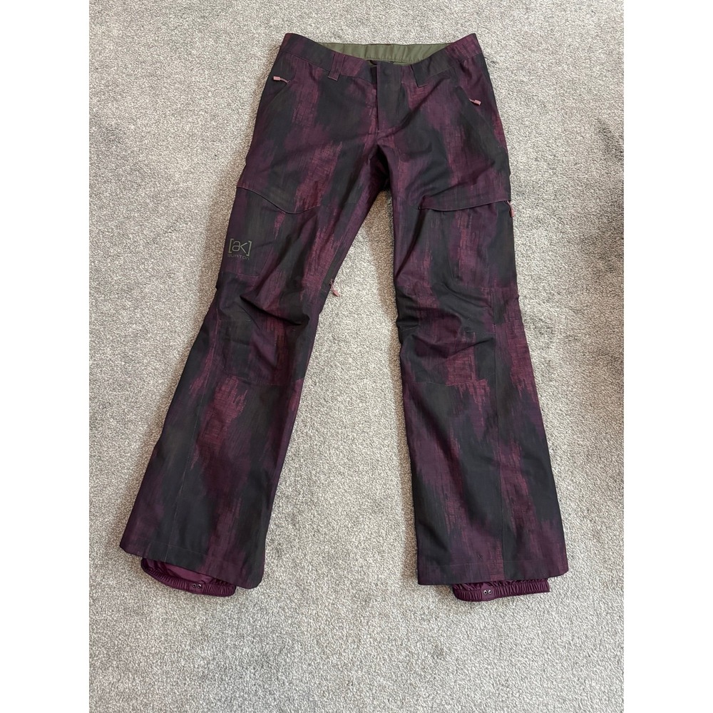 Burton AK Gore-Tex Snow Pants Womens Medium Purple Black Ski Winter